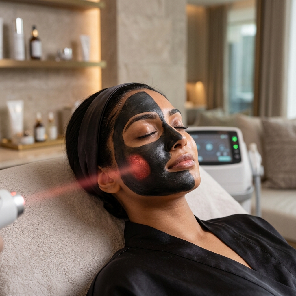 කාබන් ලේසර් පීල් ප්‍රතිකාරය ලංකාවේ - Carbon Laser Peel in Sri Lanka